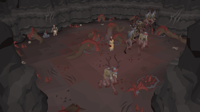 The den's north-eastern cavern.