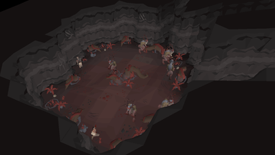 The den's northern cavern.