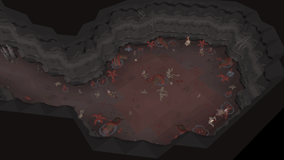 The den's south-eastern cavern.